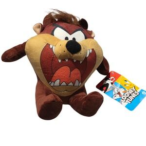 Looney Tunes Tazmanian Devil Taz 7" Plush Toy Factory With Tag